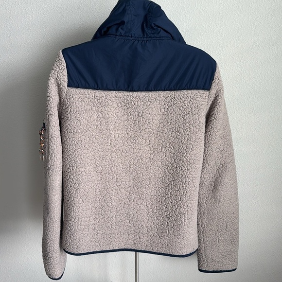 Prince & Fox Sherpa Fleece Zip-Up Hoodie Jacket - Size M - Picture 2 of 7